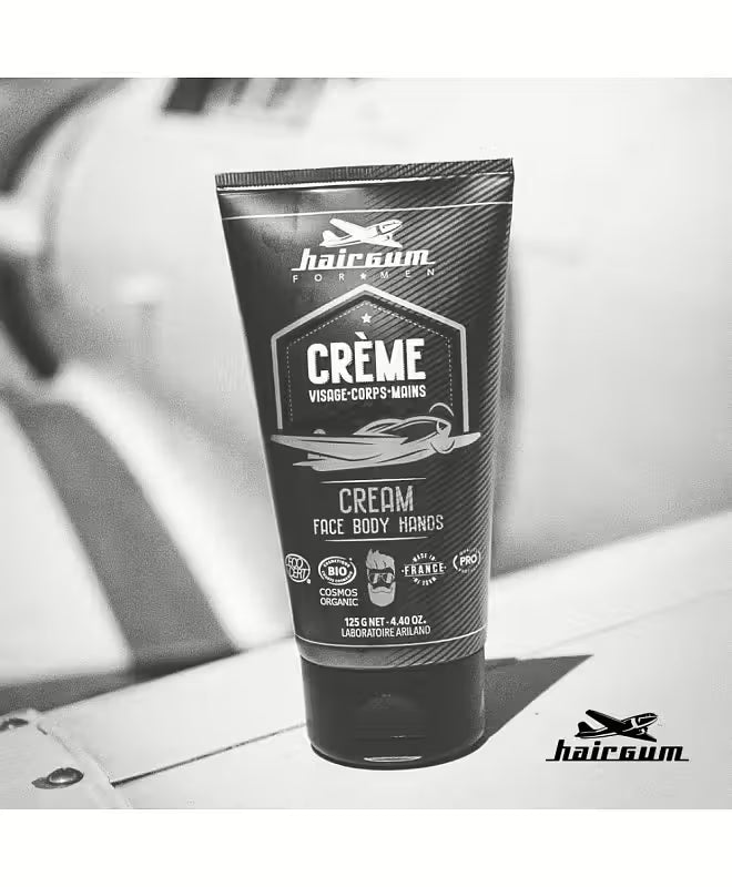 Hairgum for Men Face, Body & Hand Cream fuktighetskrem sett fra siden