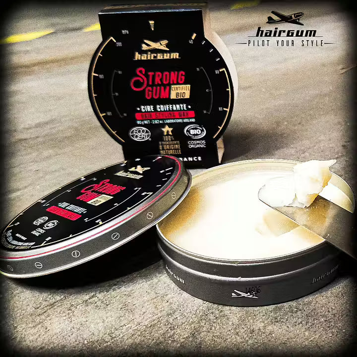 HAIRGUM for MEN Strong Hair Styling Wax 80g - - JK-Shop