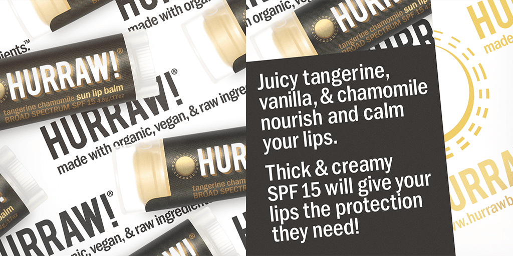 HURRAW! Sun Lip Balm SPF15-Leppepomade-JKSHOP