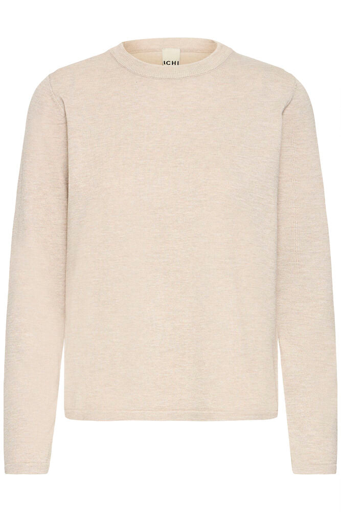 ICHI, IHLULS O-NECK LS - Strikk & cardigans - JK-Shop