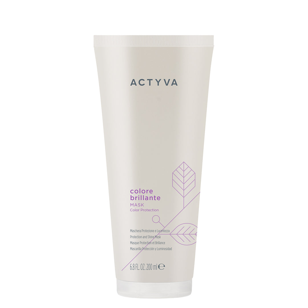 Actyva Colore Brillante Mask 200ml - Intensiv Maske for Fargebeskyttelse og Glans