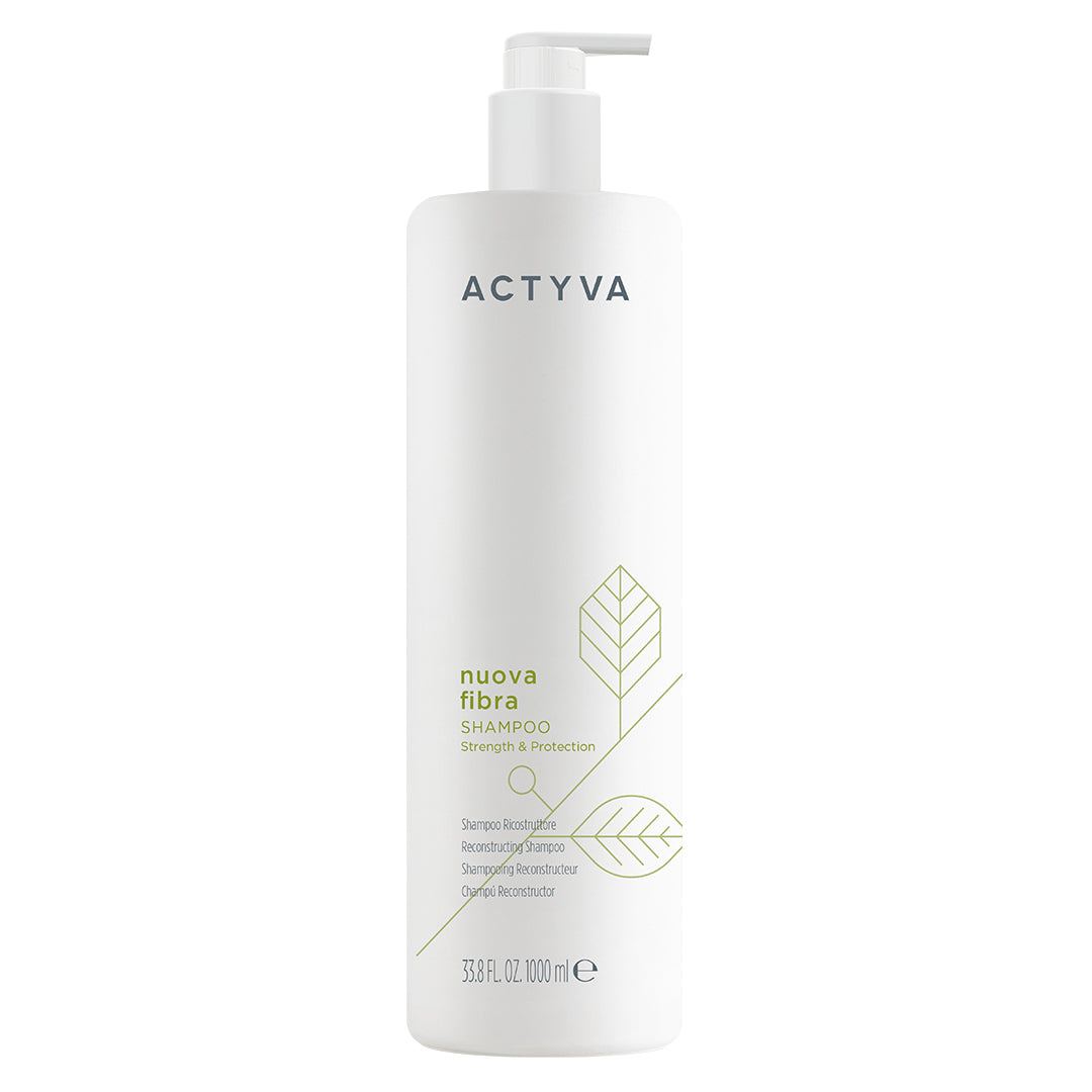 Actyva Nuova Fibra Shampoo 1000 ml – for Svekket og Skadet Hår