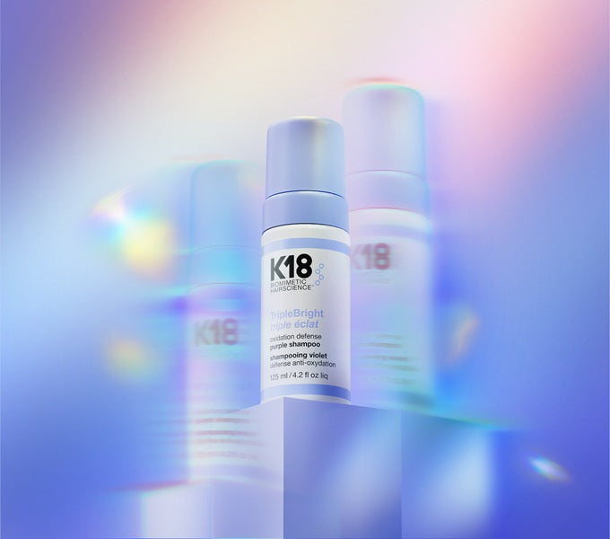 K18 Triple Bright Oxidation Defense Purple Shampoo 125ml