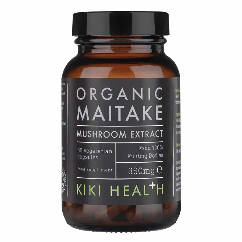 KIKI HEALTH ORGANIC MAITAKE EXTRACT 380 MG 60 KAPSLER - - JK-Shop