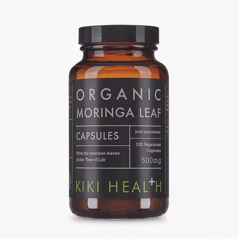 KIKI HEALTH ORGANIC MORINGA 120 KAPSLER - - JK-Shop