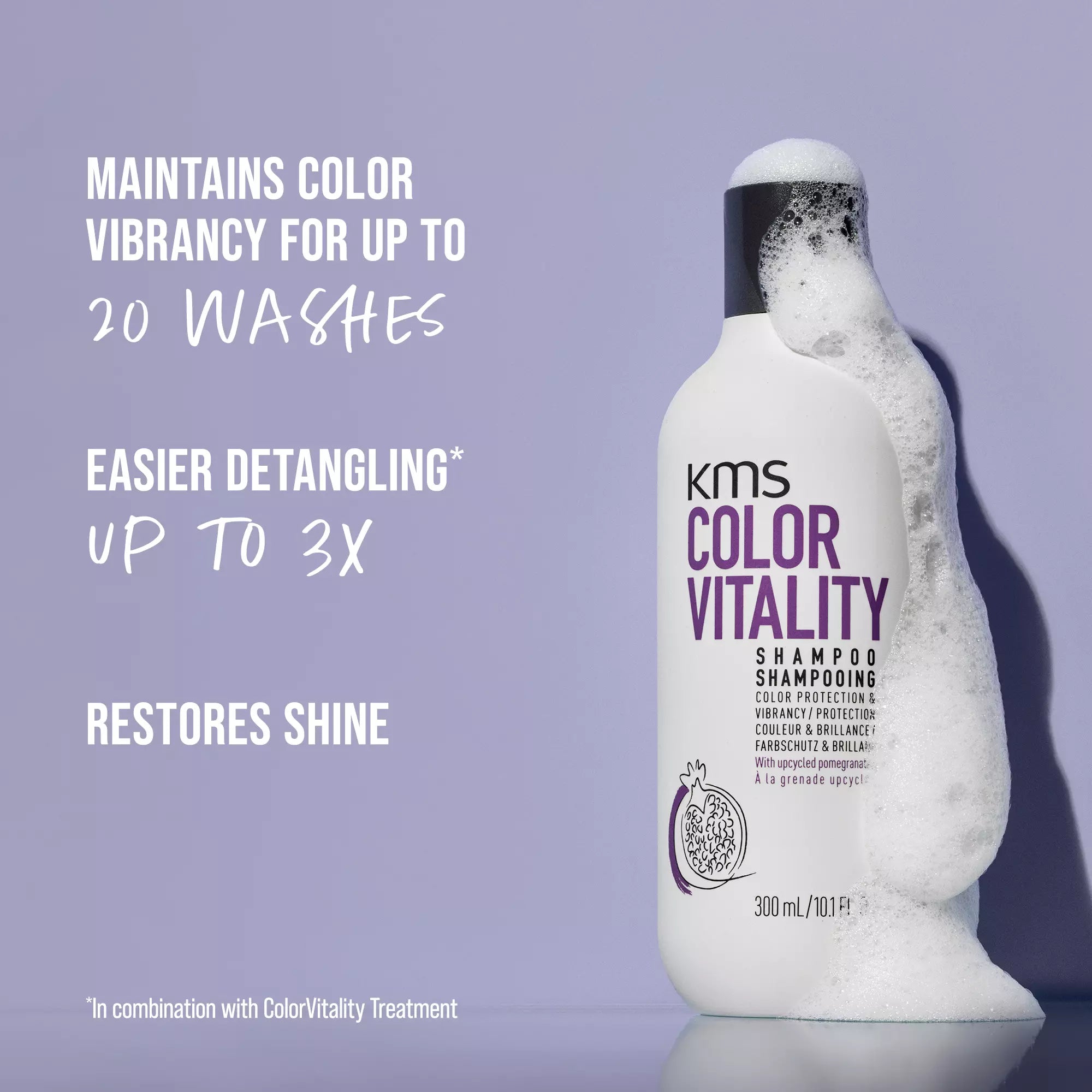 KMS, COLORVITALITY Shampoo 300 ml - Sjampo - JK-Shop