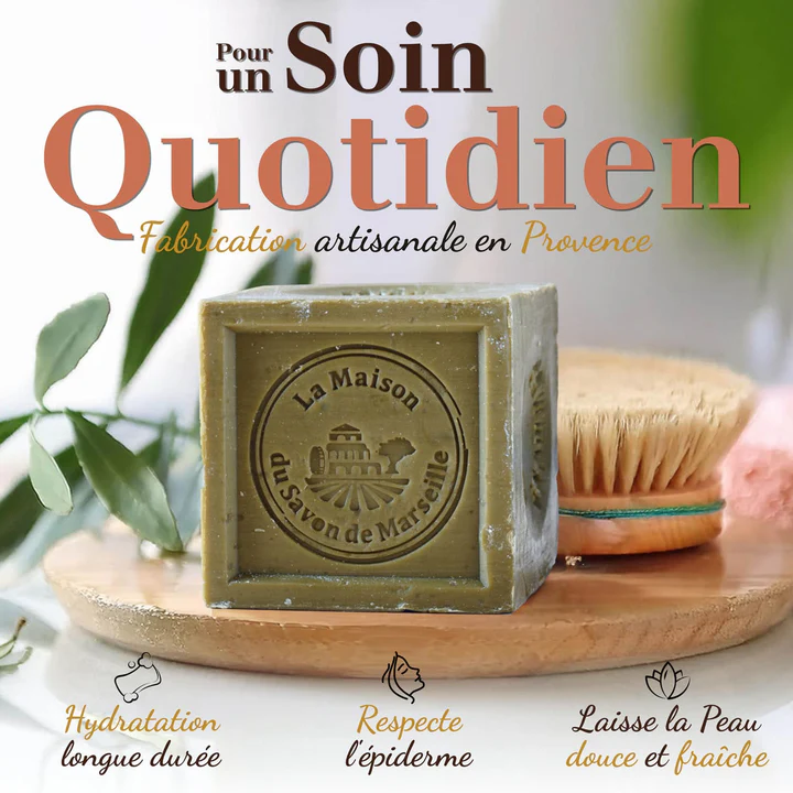 La maison Marseille Soap Cube Olive 300g - Såpe - JK-Shop