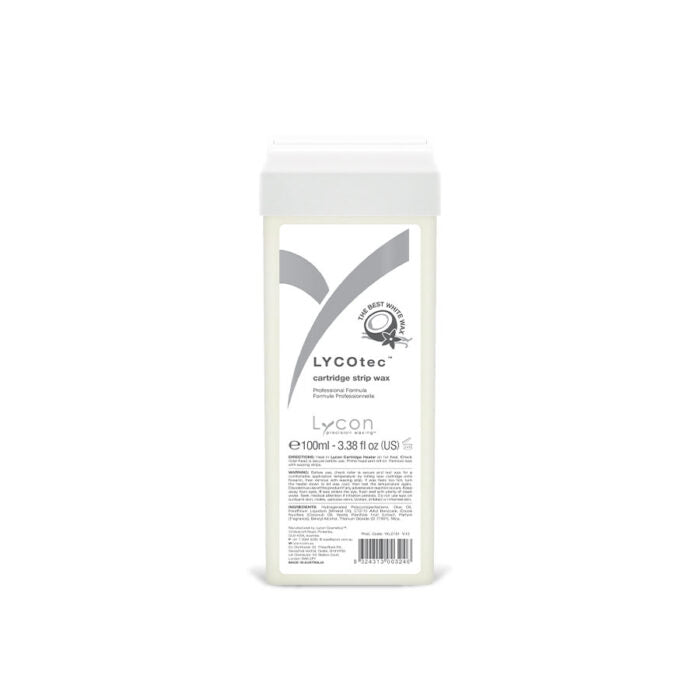 Lycotec White Cartridge Strip Wax 100ml - Hårfjerningsvoks - JK-Shop