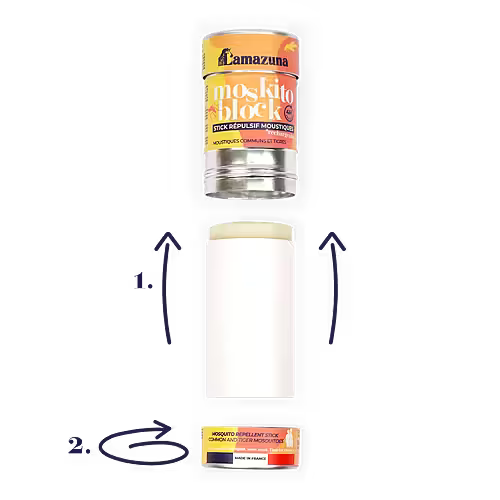 LAMAZUNA Refill Moskito Block 50ml | Naturlig myggstift-refill uten DEET - Husholdning - JK-Shop