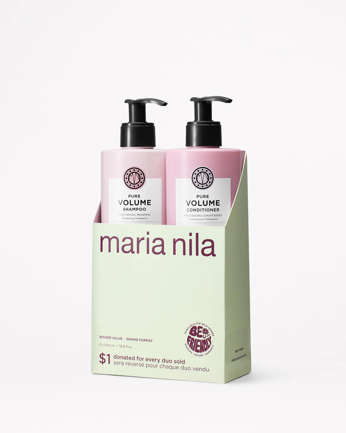 Maria Nila Pure Volume Care Duo - Hårpleiesett - JK-Shop