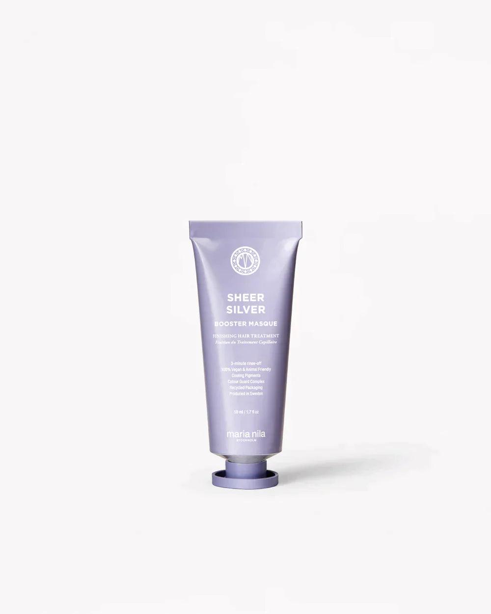 Maria Nila Sheer Silver Booster Masque- 50ml - Hårkur - JK-Shop