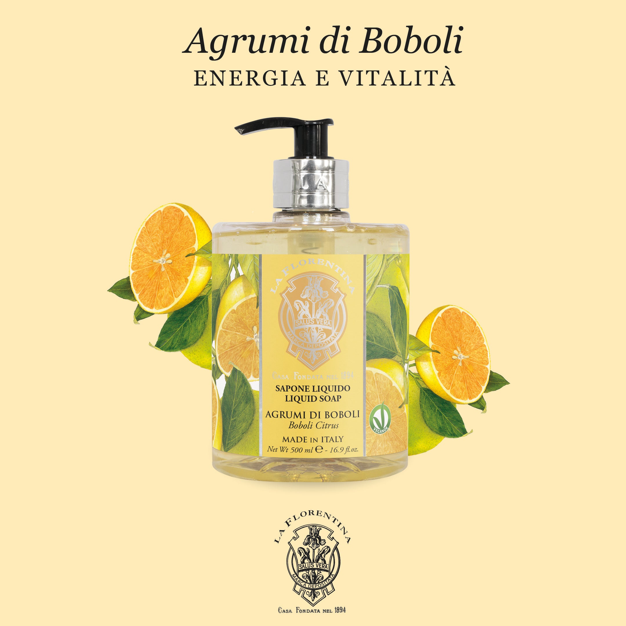 Mario Fissi La Florentina Flytende såpe 500ml - 7 dufter - Såpe - JK-Shop