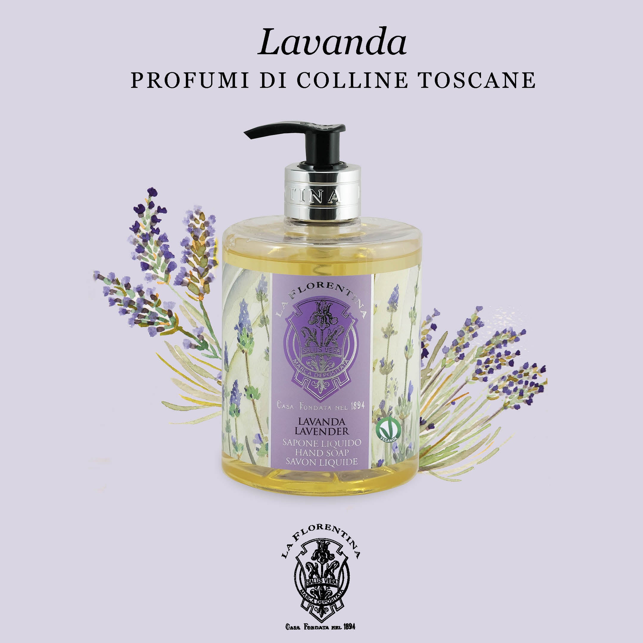Mario Fissi La Florentina Flytende såpe 500ml - 7 dufter - Såpe - JK-Shop