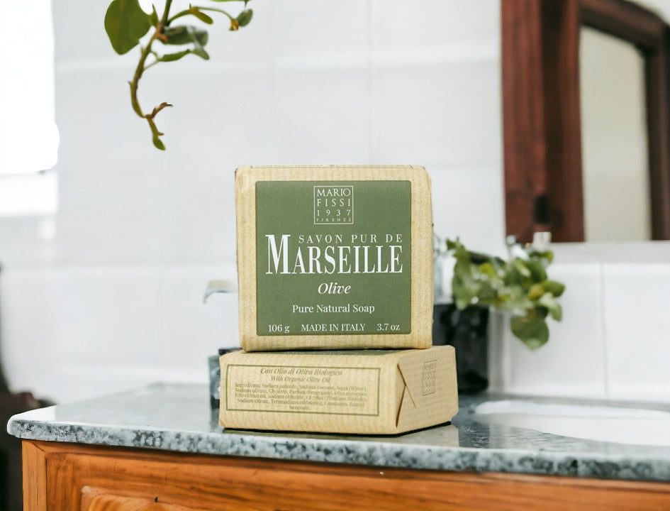 Mario Fissi Marseille Såpestykke 106g - 4 dufter - Såpe - JK-Shop