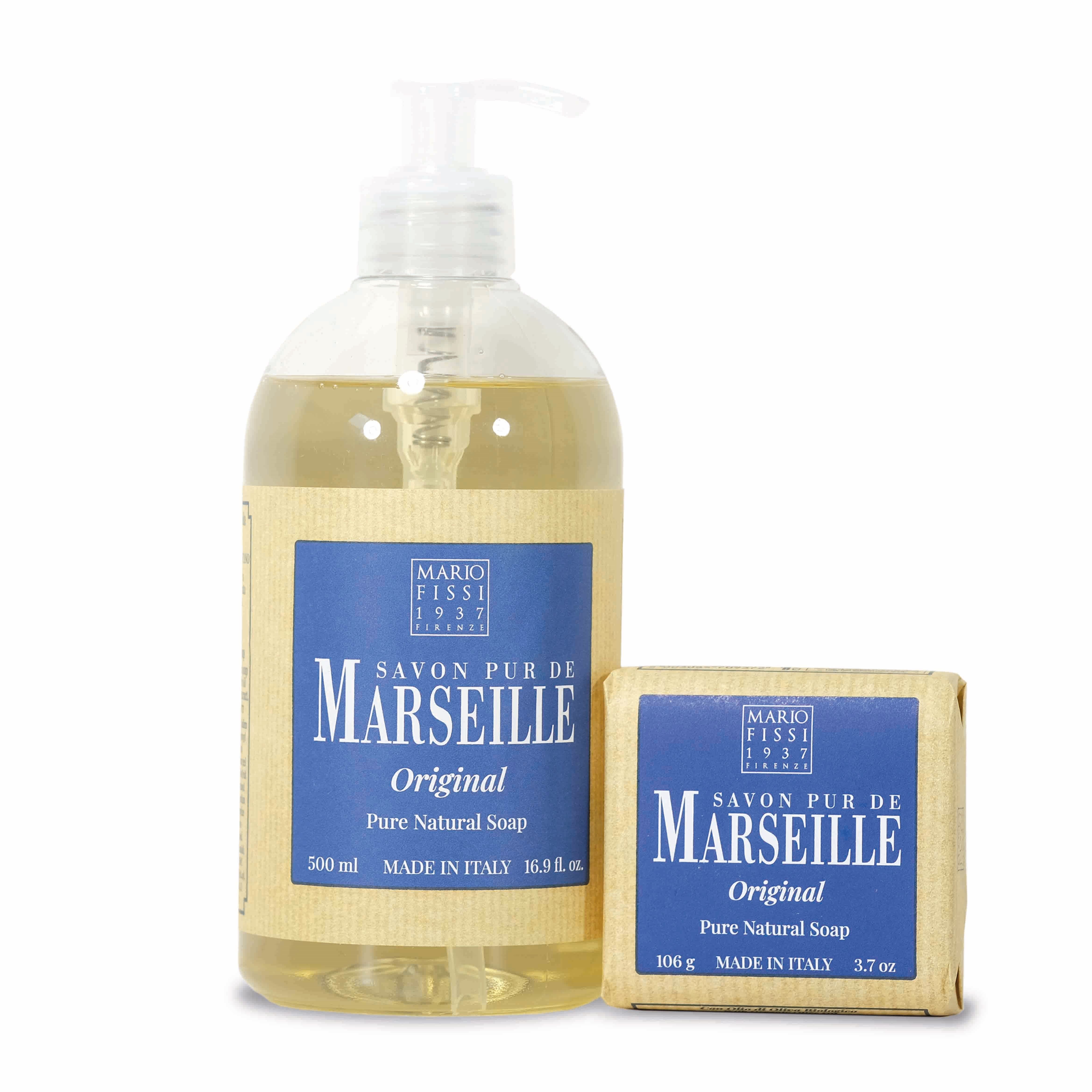 Mario Fissi Marseille Såpestykke 106g - 4 dufter - Såpe - JK-Shop