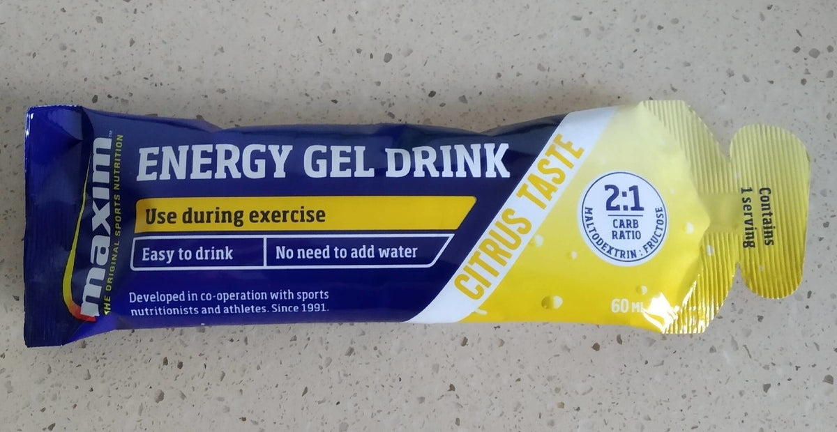 Maxim Energy Gel Drink Citrus - Raske Karbohydrater - JK-Shop