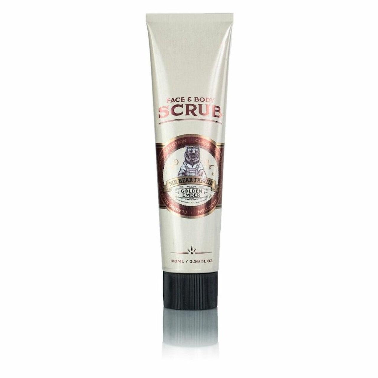 Mr Bear Family Golden Ember Face & Body Skrubb-Kroppsskrubb-JKSHOP