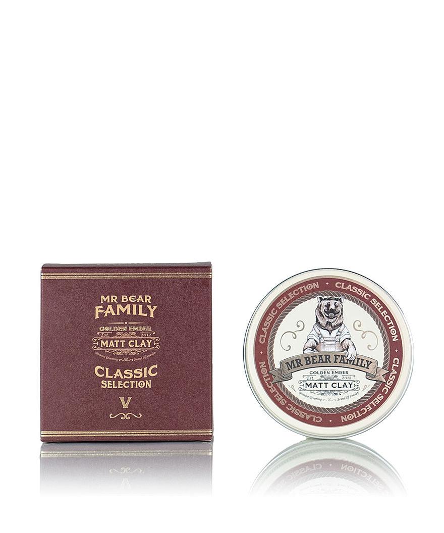 Mr Bear Family Golden Ember Pomade Matt Clay-Clay-JKSHOP