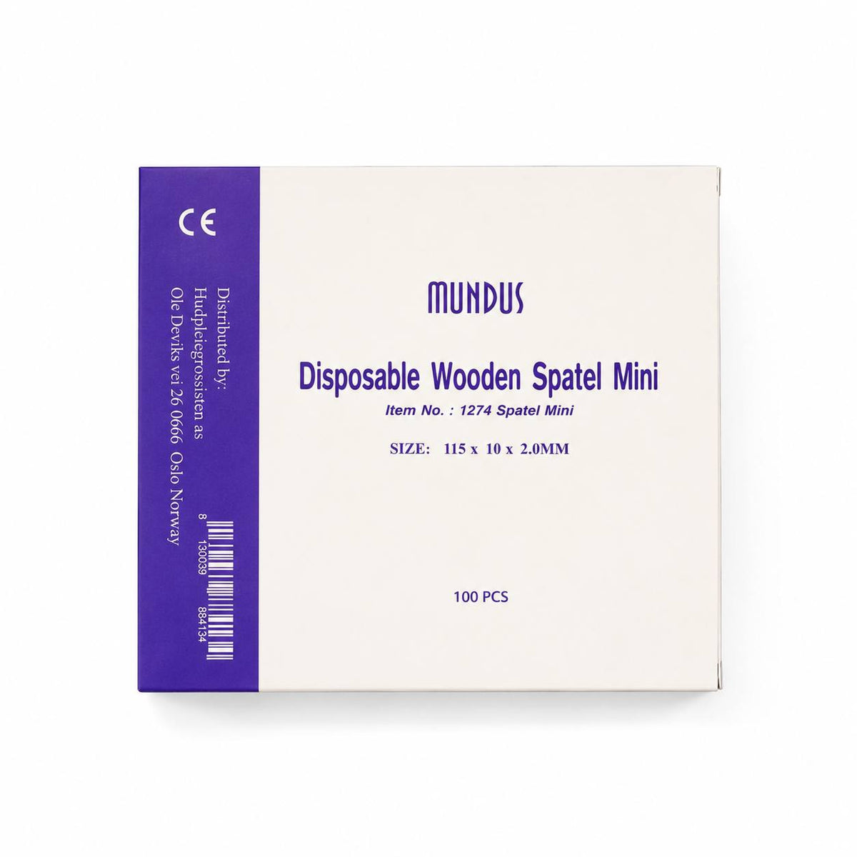 Mundus, Minispatel (størrelse 115x10x2.0mm) - - JK-Shop