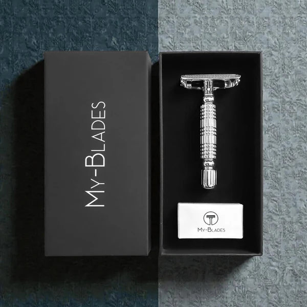 My-Blades Classic Butterfly Safety Razor Set - Barberhøvel - JK-Shop