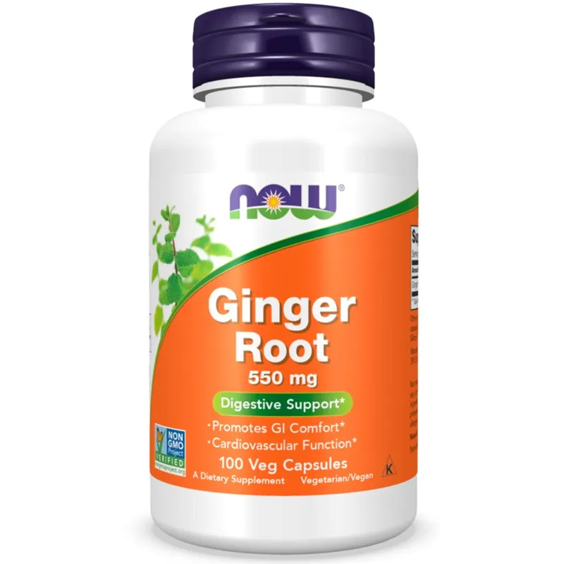 NOW GINGER ROOT 550 MG 100 VCAPS - Annet - JK-Shop