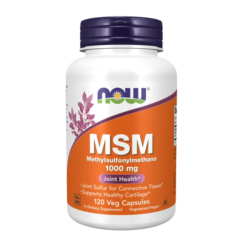 NOW M.S.M 1000 MG 120 VCAPS - Vitaminer & kosttilskudd - JK-Shop
