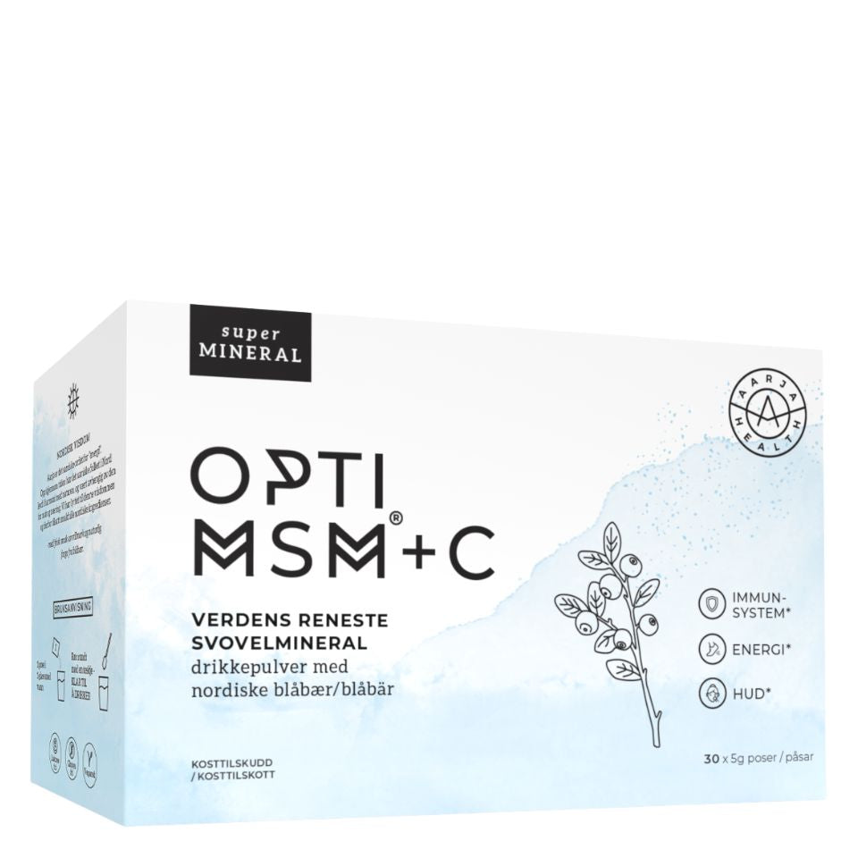 Aarja Health OPTIMSM®, C VITAMIN & BLÅBÆR