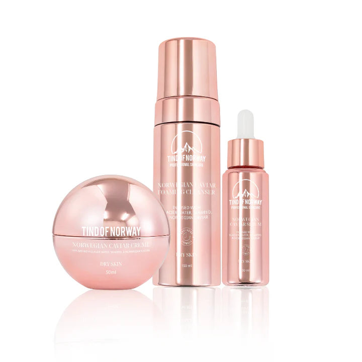 Norwegian Caviar Skincare KIT- Tørr Hud - Hudpleiesett - JK-Shop