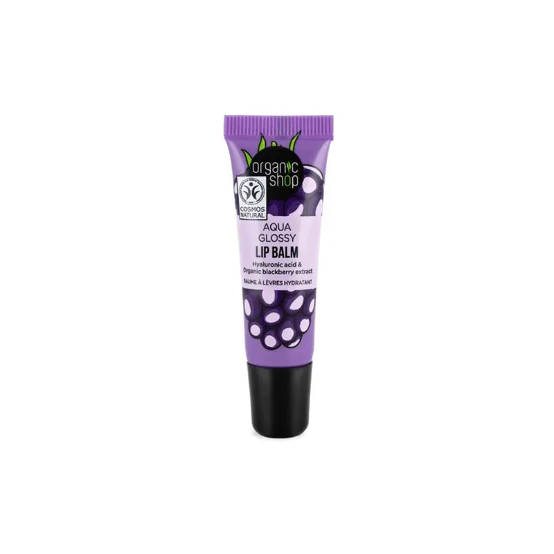 ORGANIC SHOP AQUA GLOSSY LIP BALM 10ML - Lipgloss - JK-Shop