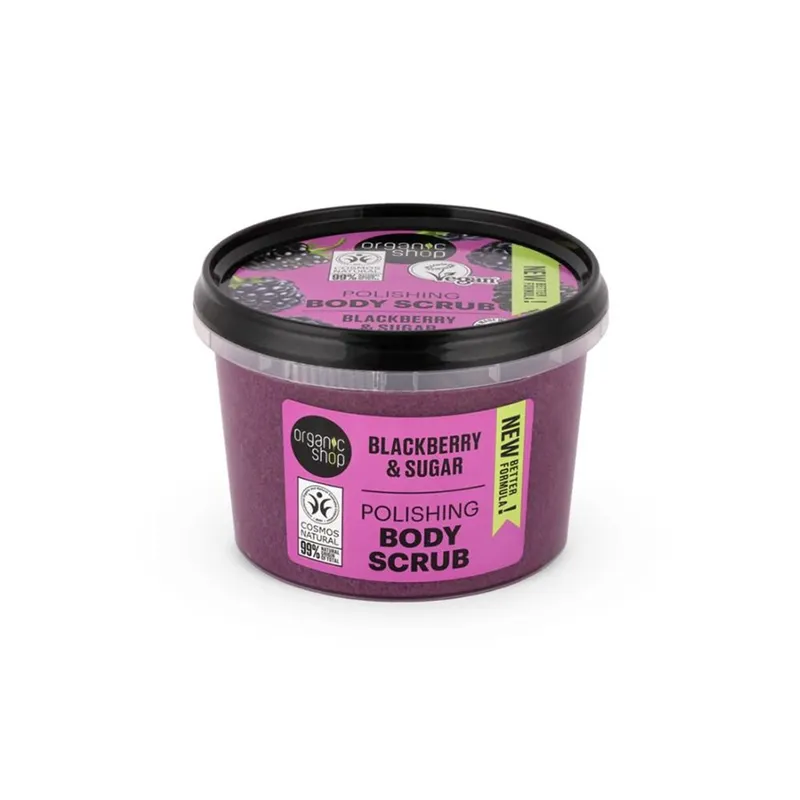 ORGANIC SHOP BODY SCRUB BLACKBERRY 250ML - Dusjkrem - JK-Shop