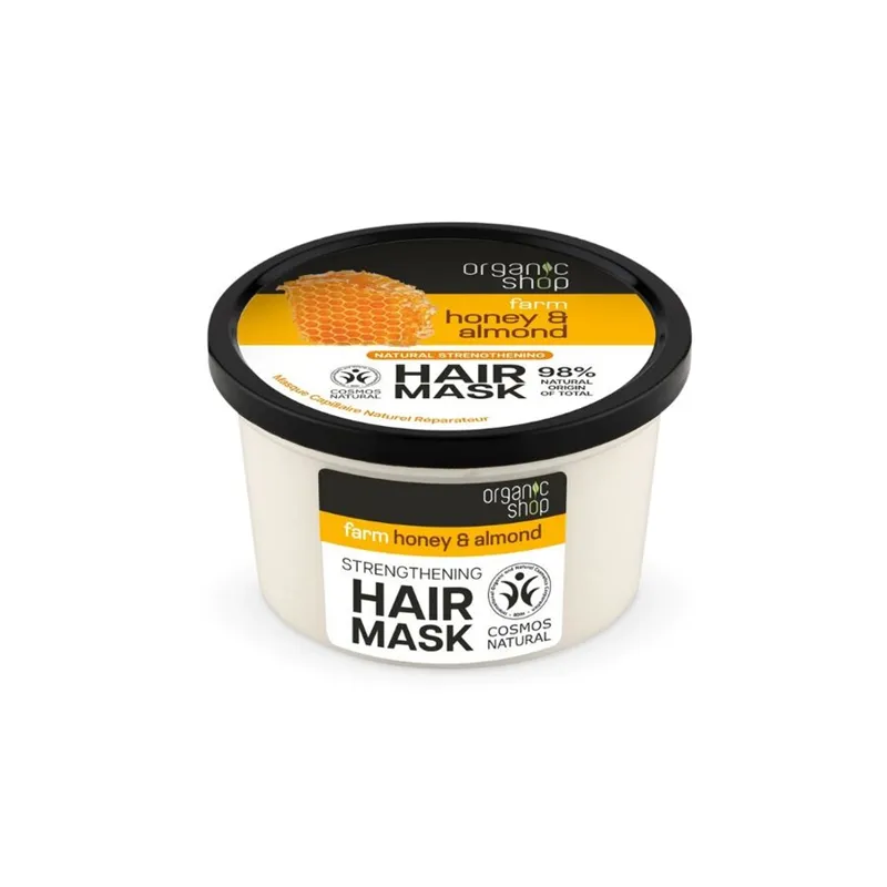 ORGANIC SHOP HAIR MASK HONEY & ALMOND 250ML - Hårkur - JK-Shop