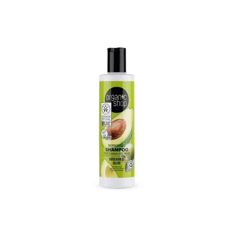 ORGANIC SHOP REPAIRING SHAMPOO AVOCADO & OLIVE 280ML - Sjampo - JK-Shop