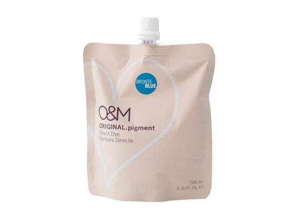 O&M Pigment- Bronte Blue 200ml - Hårfarge - JK-Shop