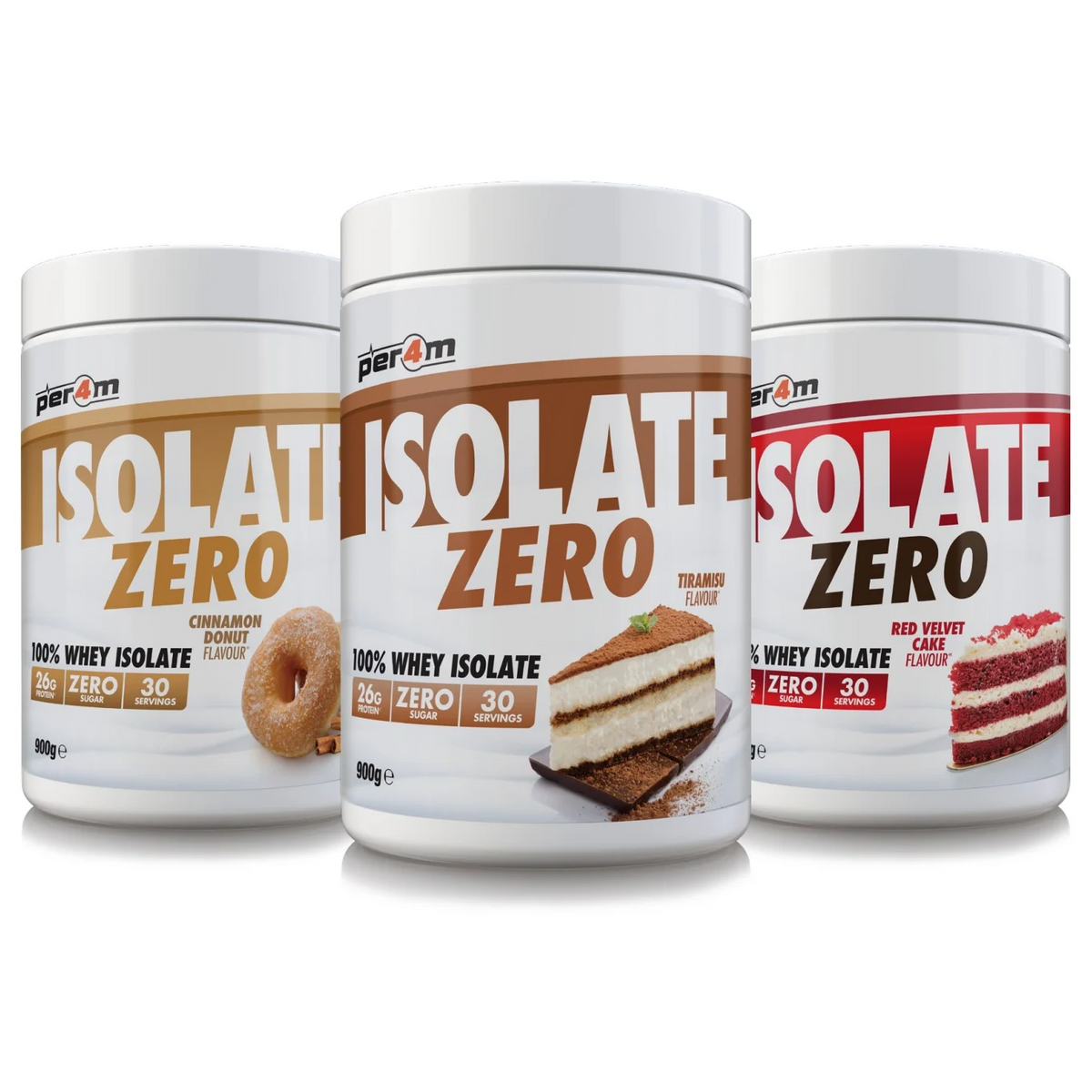 Per4M Isolate Zero, 900g - 8 smaker - Whey protein - JK-Shop