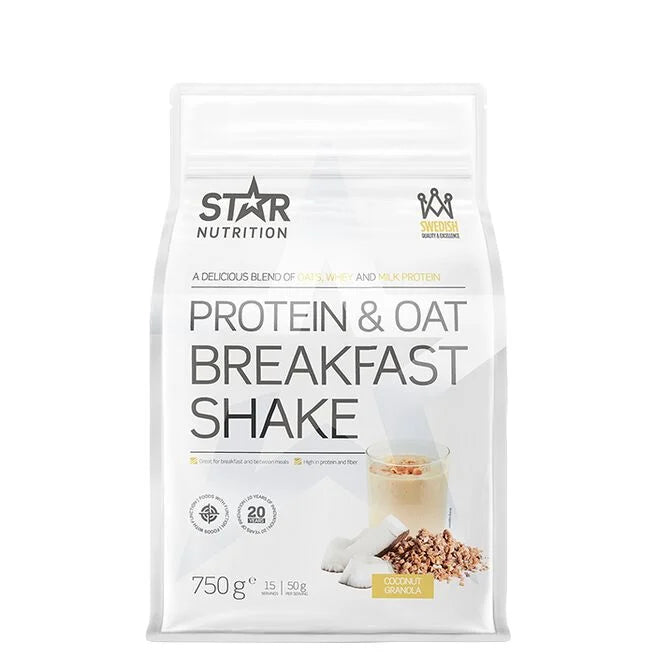 Protein & Havre Måltidserstatning Shake 750 g - Blandet protein - JK-Shop