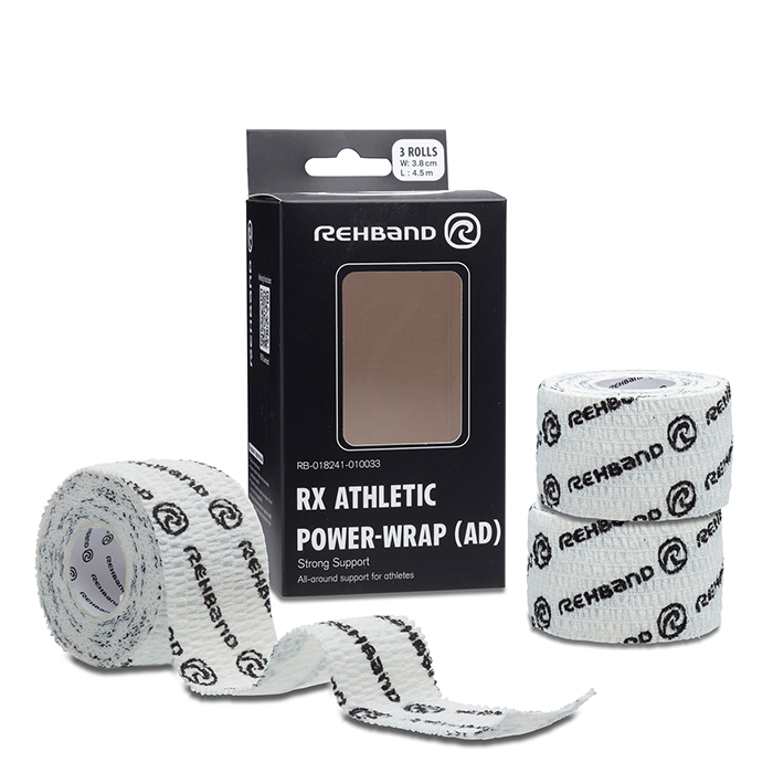 REHBAND RX Athletic Power Wrap Sportsteip 38 mm x 4,5 m - Grep - JK-Shop