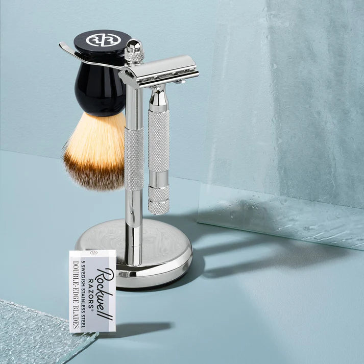 Rockwell, Razor 3-Piece Gift Set (6C White Chrome) - - JK-Shop