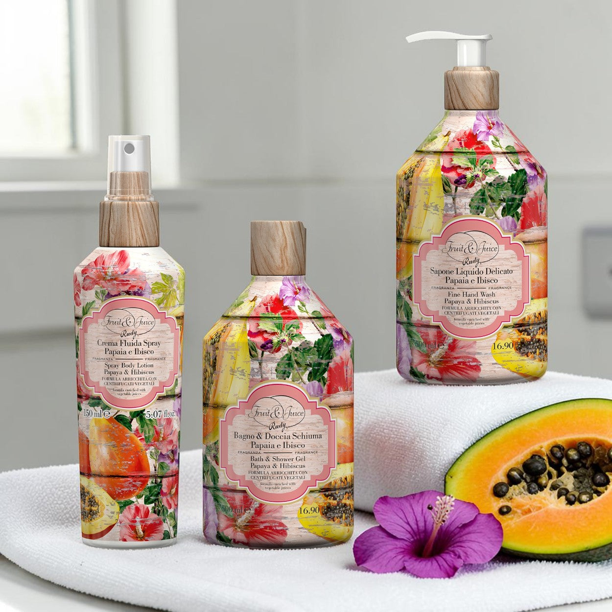 Rudy Profumi Fruit & Juice Liquid Soap - 6 dufter - Såpe - JK-Shop