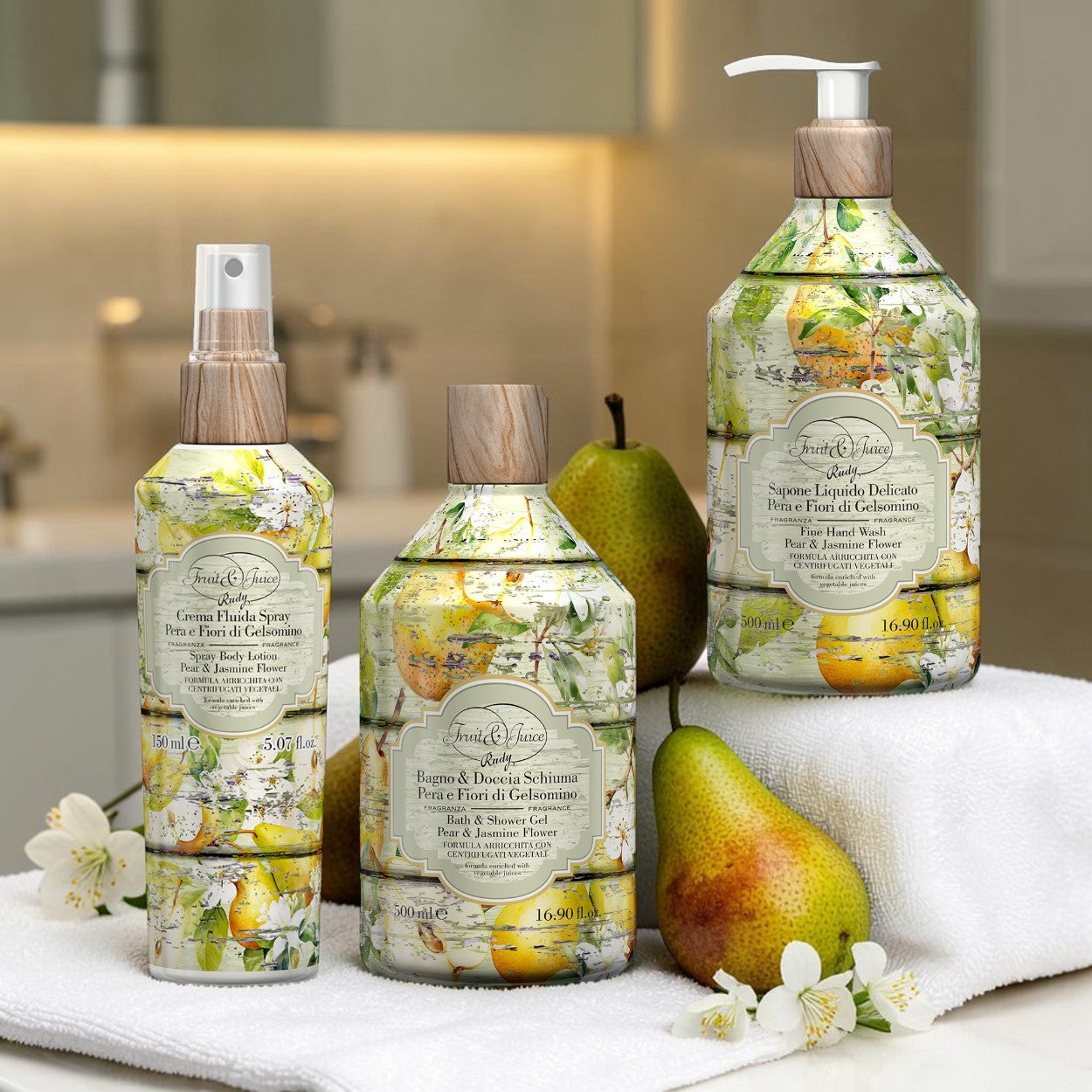 Rudy Profumi Fruit & Juice Liquid Soap - 6 dufter - Såpe - JK-Shop