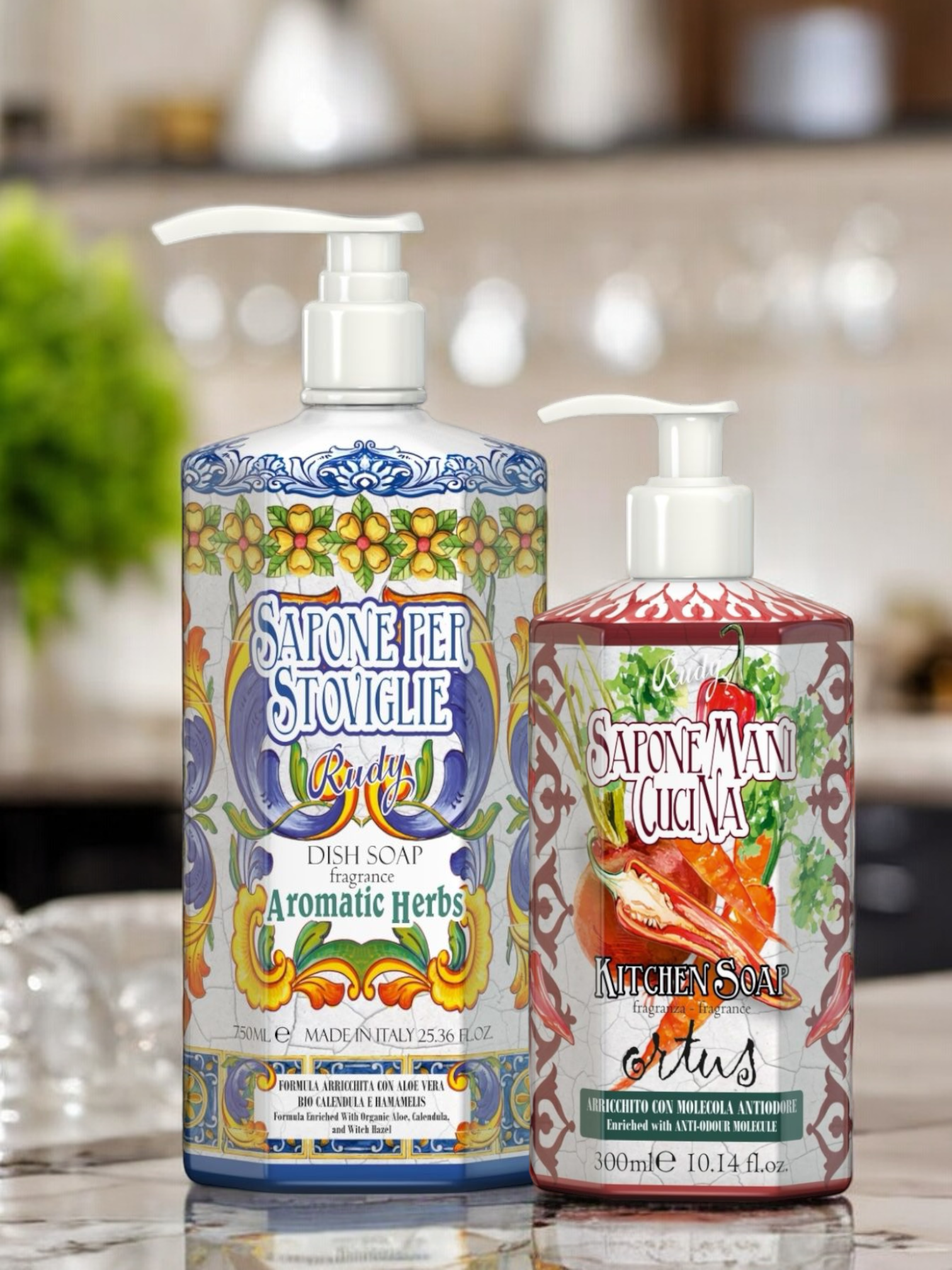Rudy Profumi Maioliche Oppvaskmiddel Aromatic Herbs - Oppvaskmiddel - JK-Shop