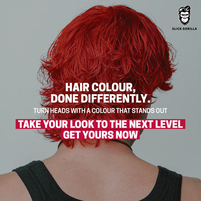 Slick Gorilla Hair Colour Red 100ml - Hårfarge - JK-Shop