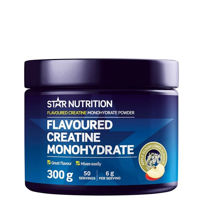 Smaksatt Kreatin Monohydrat 300 g - Kreatin monohydrat - JK-Shop