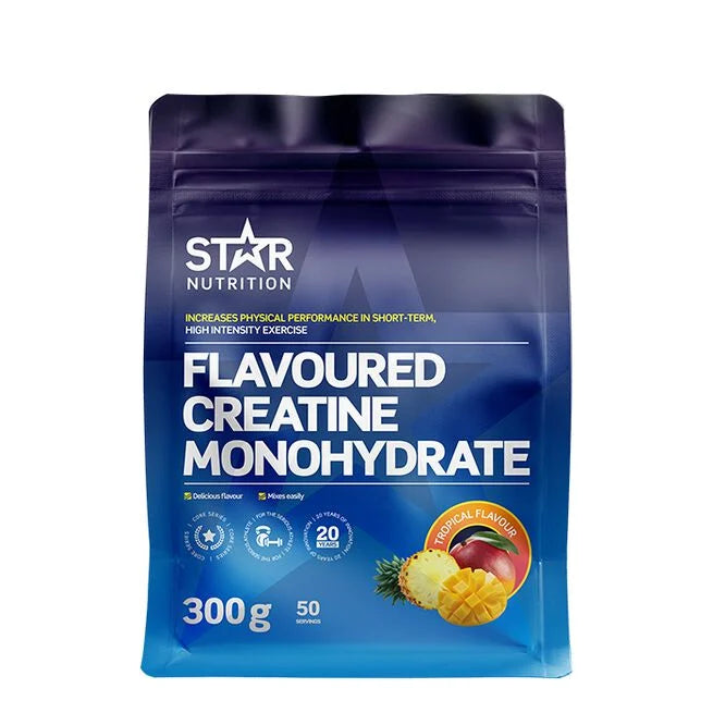Smaksatt Kreatin Monohydrat 300 g - Kreatin monohydrat - JK-Shop