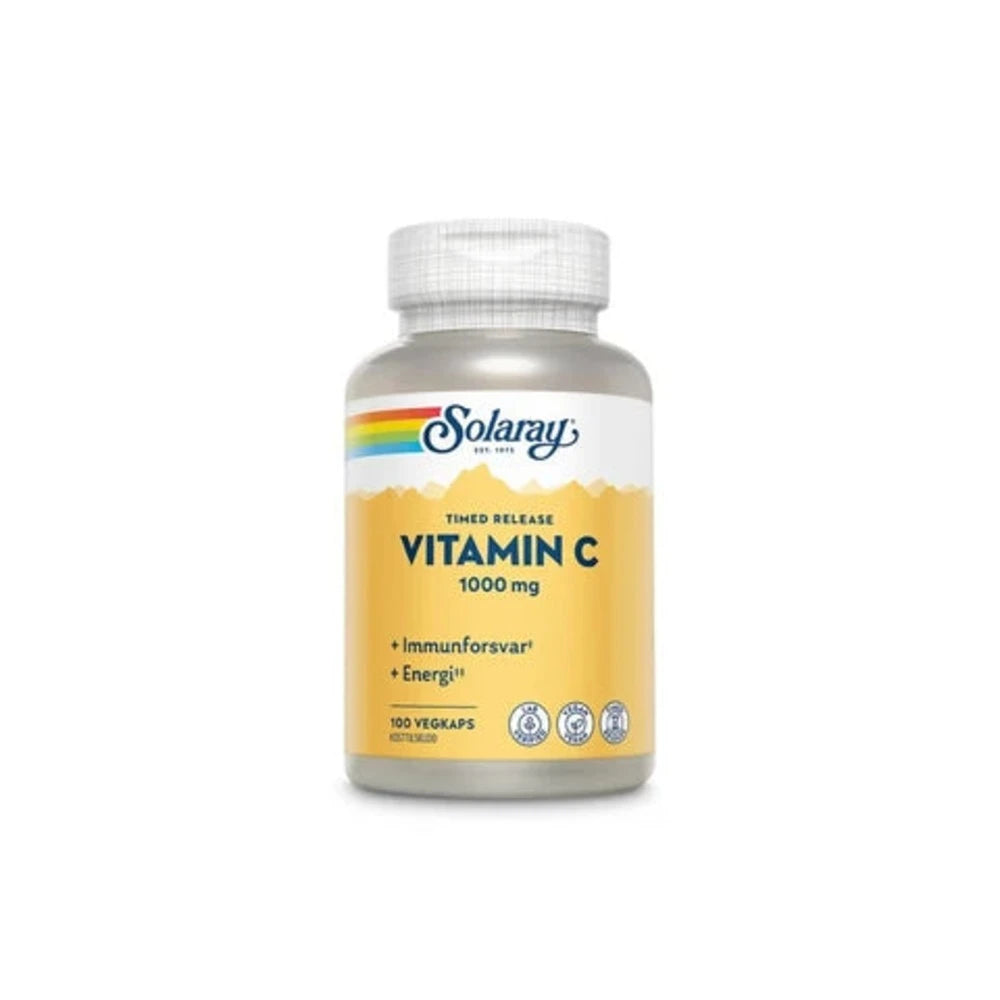Solaray vitamin C 1000 mg 100 kapsler - Vitaminer og kosttilskudd - JK-Shop