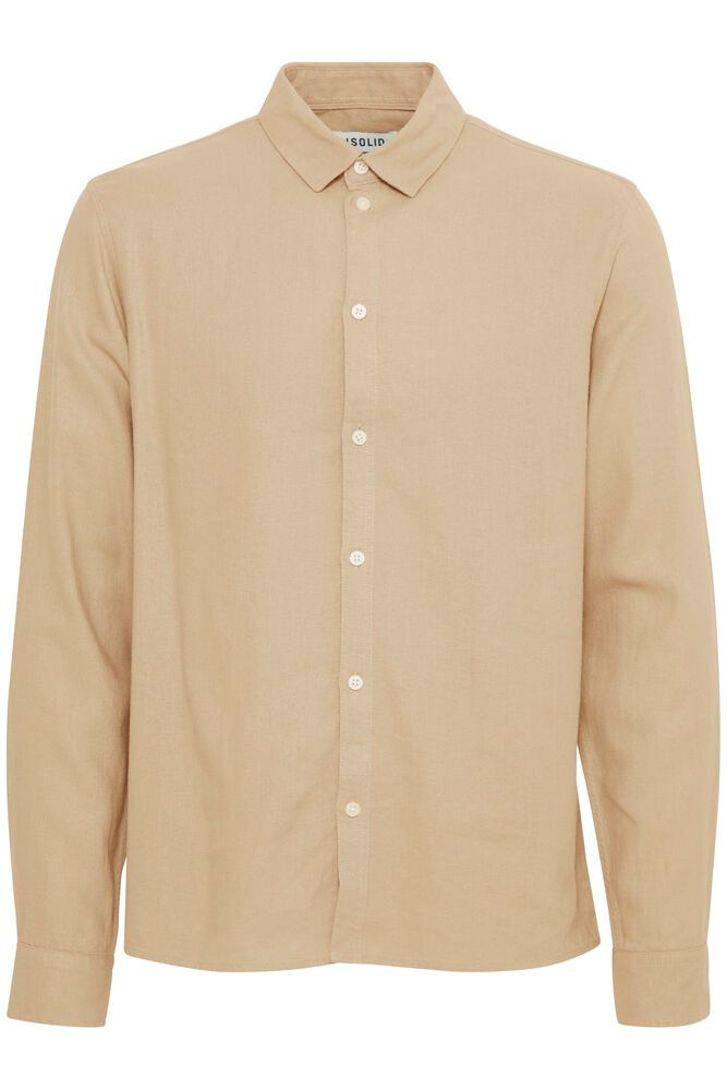 Solid, ENEA ALLAN LS Shirt, Regular Fit - Skjorter - JK-Shop