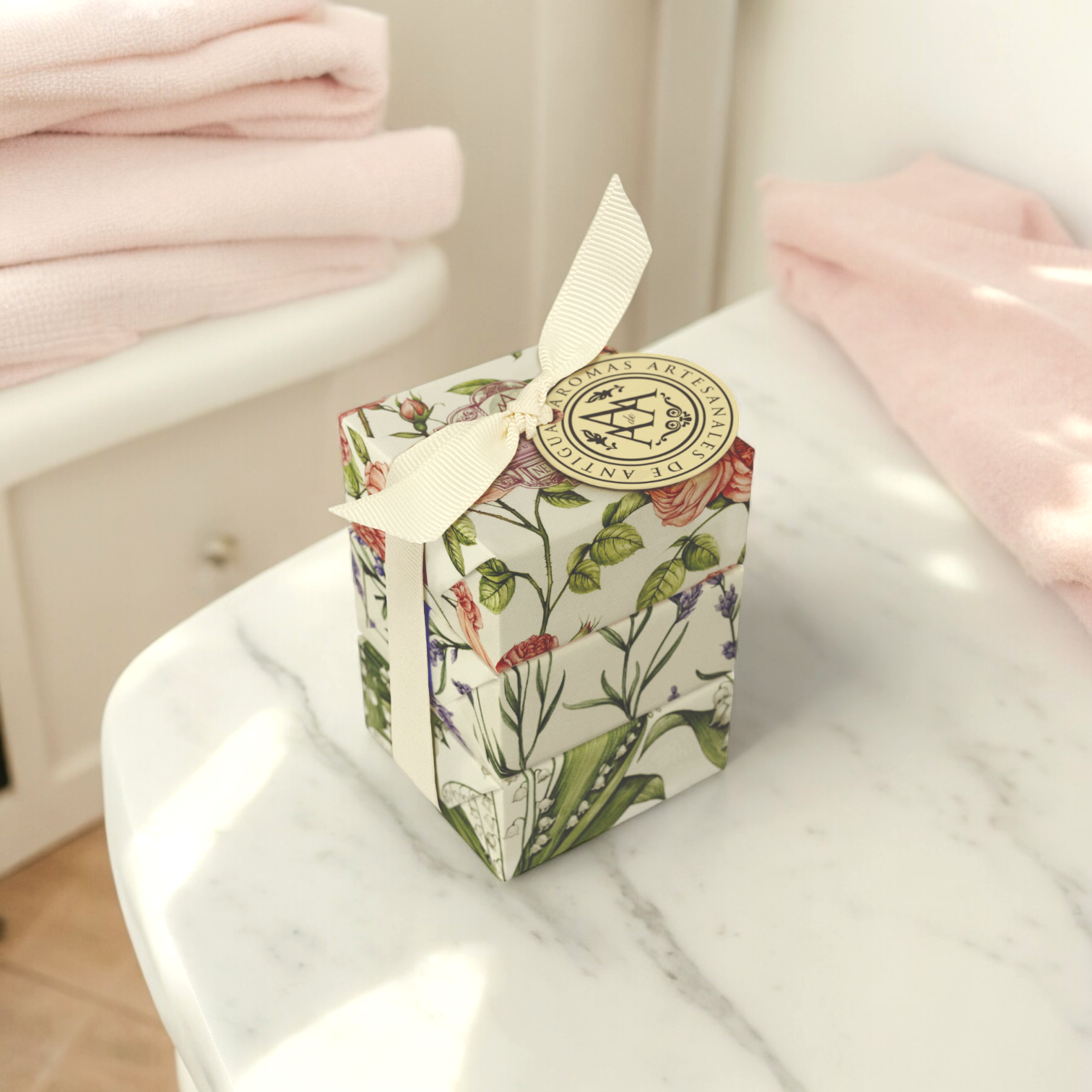 Somerset Gavesett 3 såper - rose, liljekonvall og lavendel - Såpe - JK-Shop