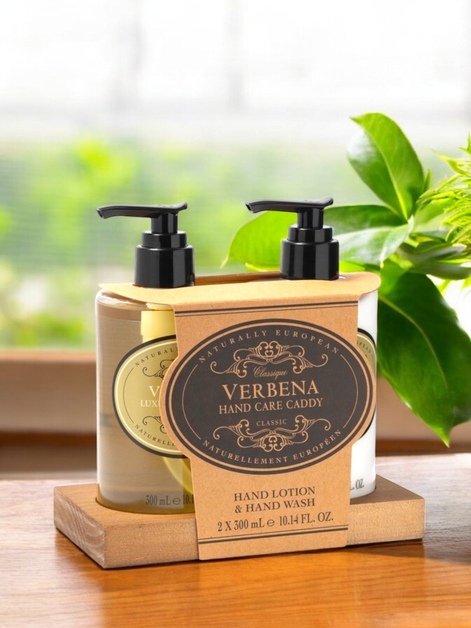 Somerset Naturally European Hand Care Caddy 2x300ml - 2 dufter - Såpe - og lotionsett - JK-Shop