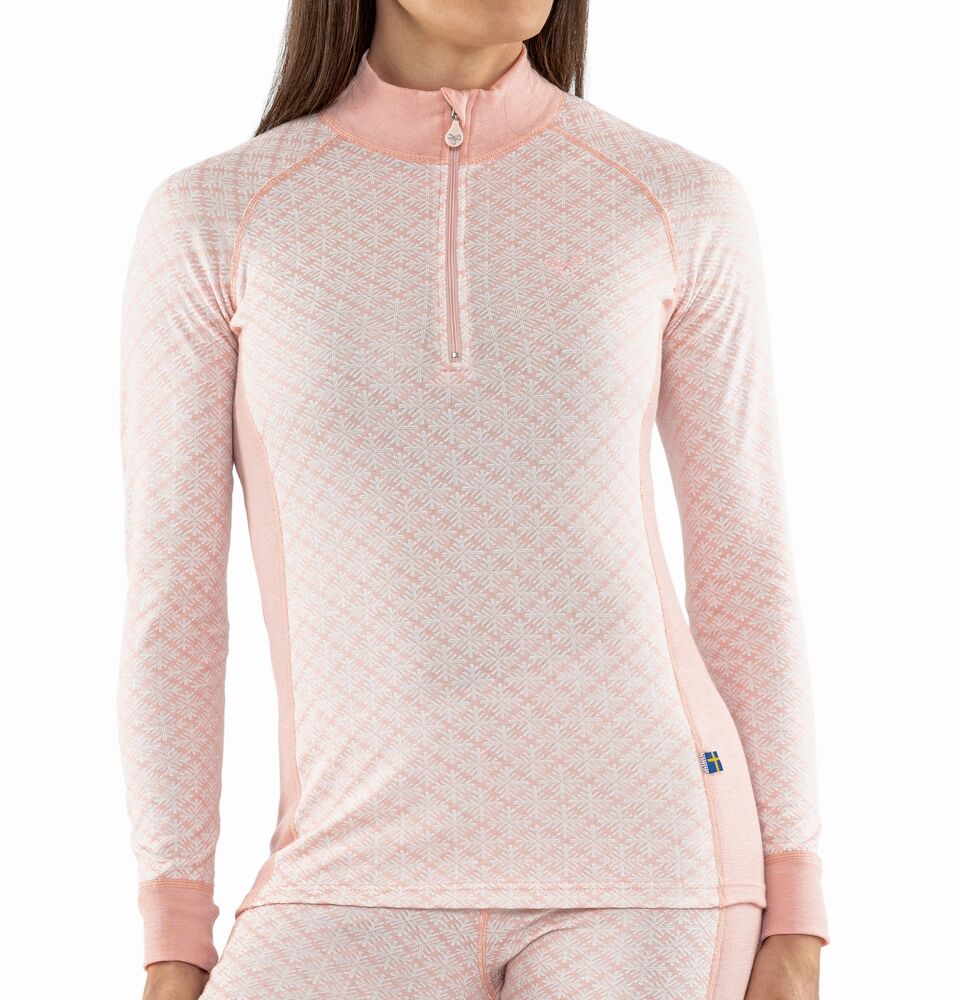 Termo Sequal Jaquard Turtle neck w. zip LS - Undertøy - JK-Shop
