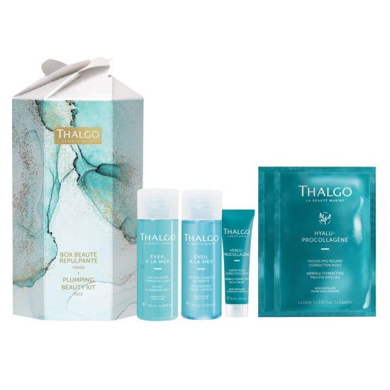 Thalgo Plumping Beauty Kit hudpleiesett sett fra siden