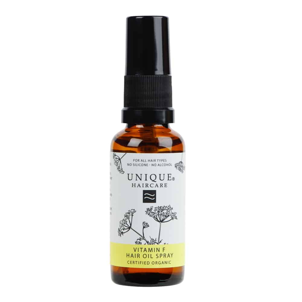 UNIQUE BEAUTY Vitamin F Hair Oil Spray 30ml - Hårspray - JK-Shop